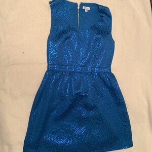 Charming Charlie Blue Sparkle Dress Size M